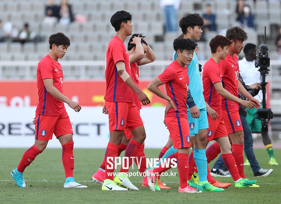 [포토S] 한국, 최종 평가전 무승부로 마무리
