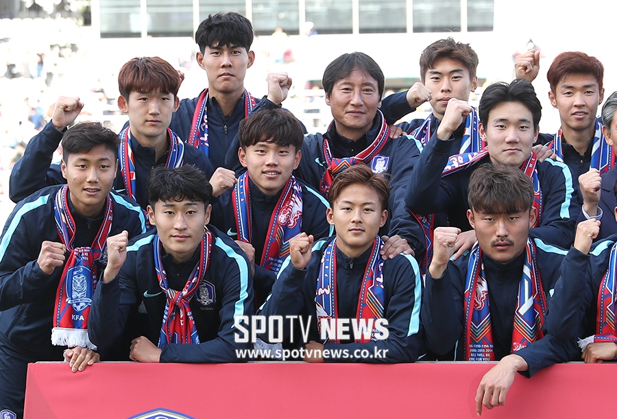 [포토S] U-20 축구대표팀, '드디어 실전으로!'