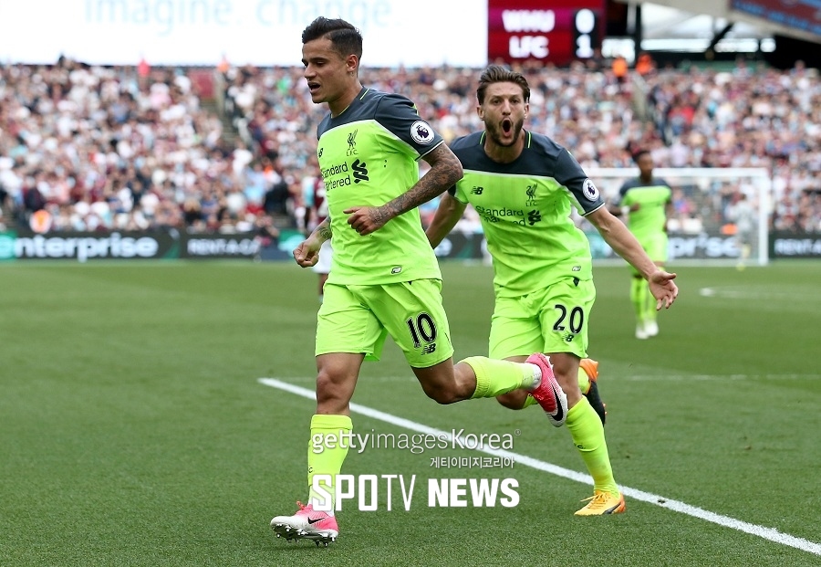 [EPL 영상] '쿠티뉴 2골 1도움' 리버풀, 웨스트햄에 4-0승···3위 도약