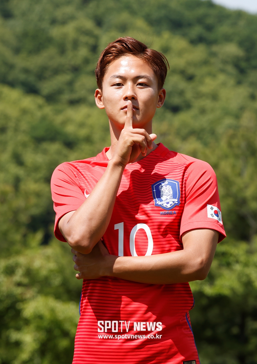 [포토S] 이승우, '골 세리머니 기대하세요'