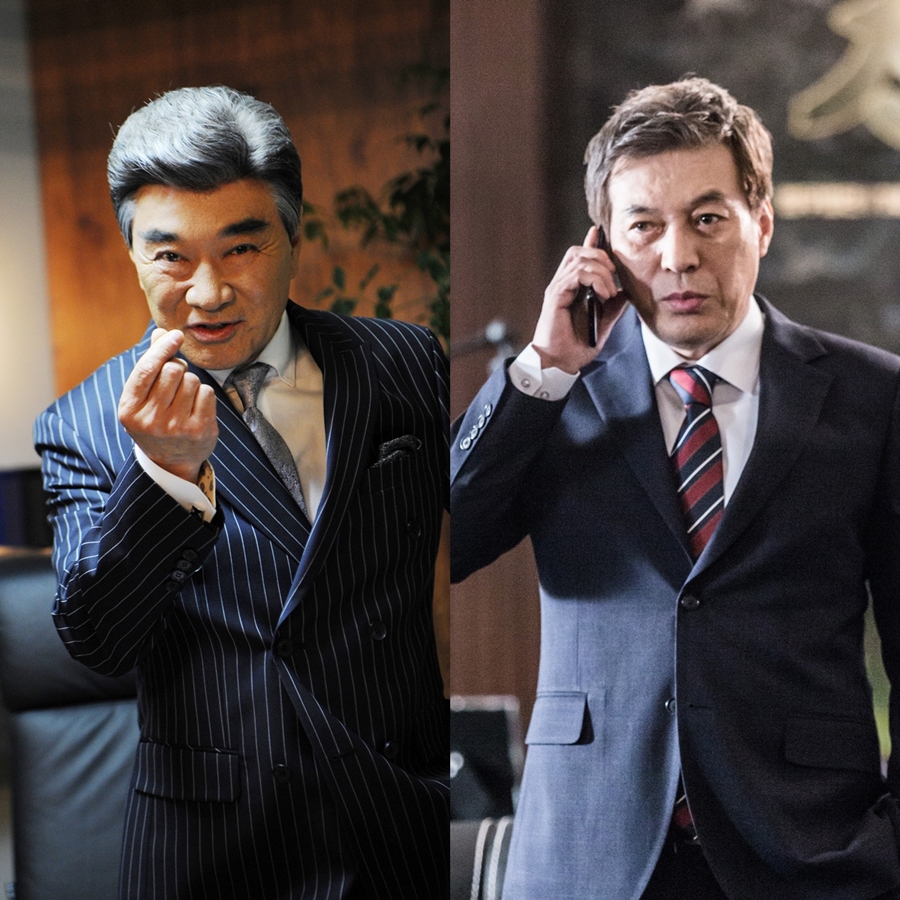 '수상한 파트너' 이덕화 VS '귓속말' 깁갑수, 극과 극 로펌 대표