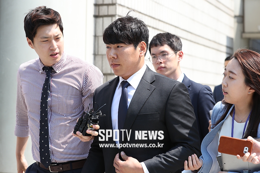 [포토S] 강정호, 항소 기각에 묵묵부답