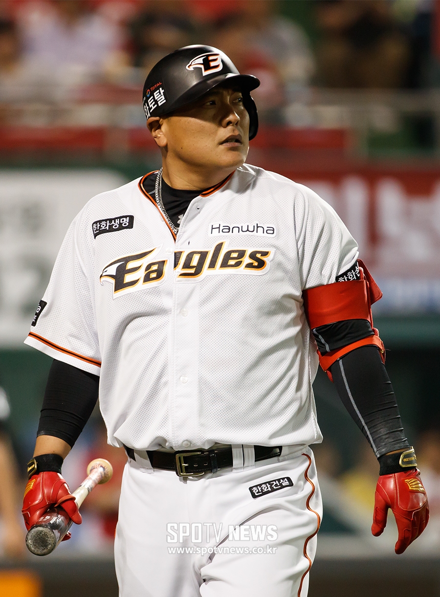 [포토S] 김태균, '잘 맞았는데'