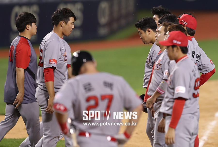 [포토S] 1-19로 대패한 SK