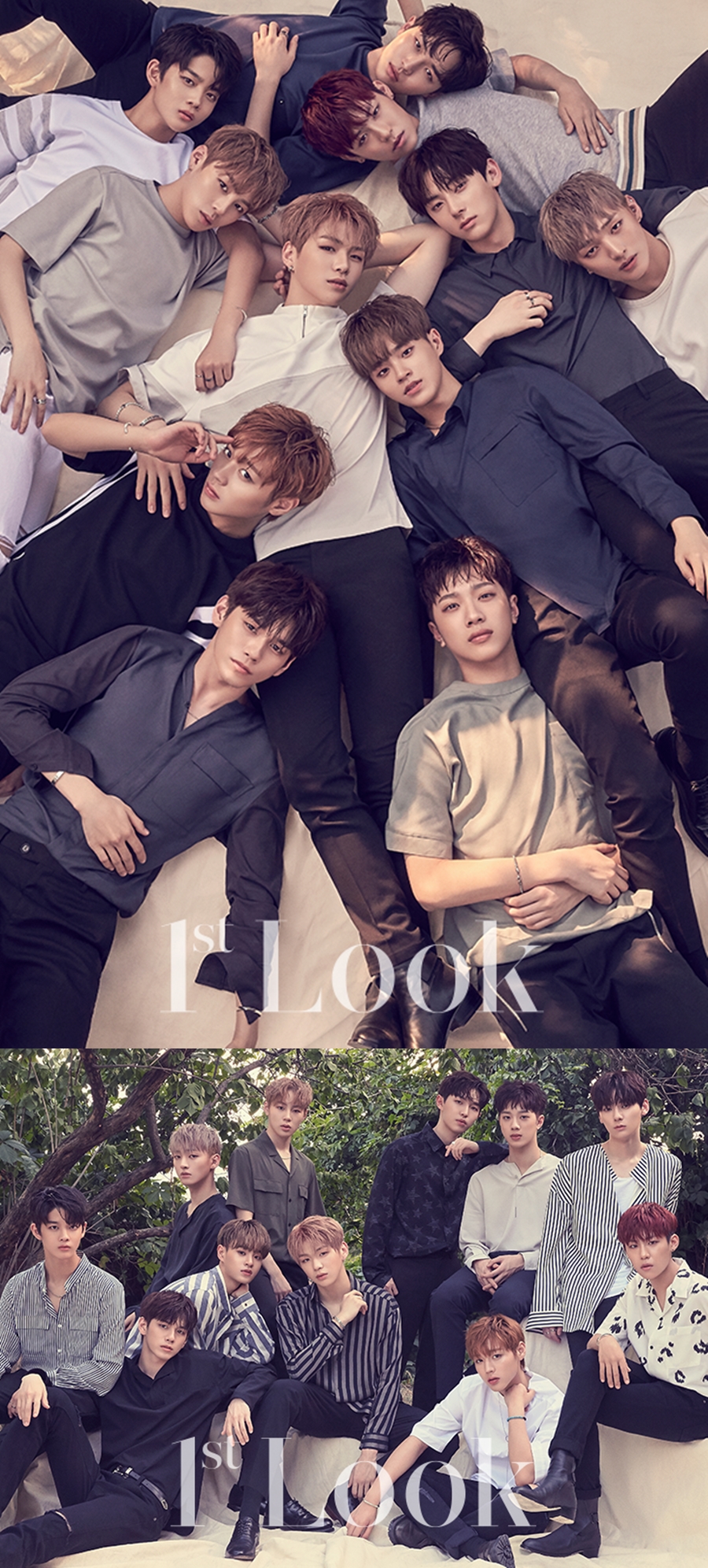 [화보S] 워너원, 첫 화보…청춘의 여름날을 담다