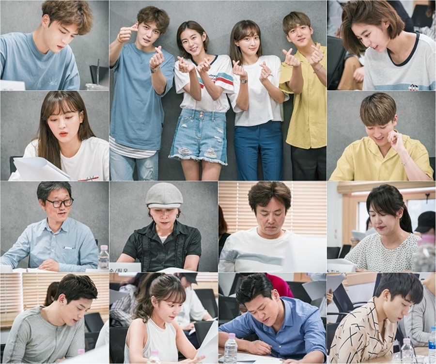 김재중·유이·정혜성·바로, '맨홀' 첫 대본리딩…'병맛 웃음' 준비 완료