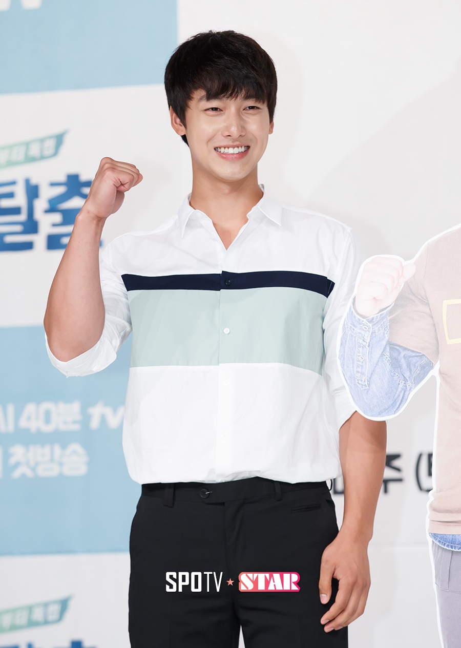 [포토S] 기대명, 아버지 없이 파이팅