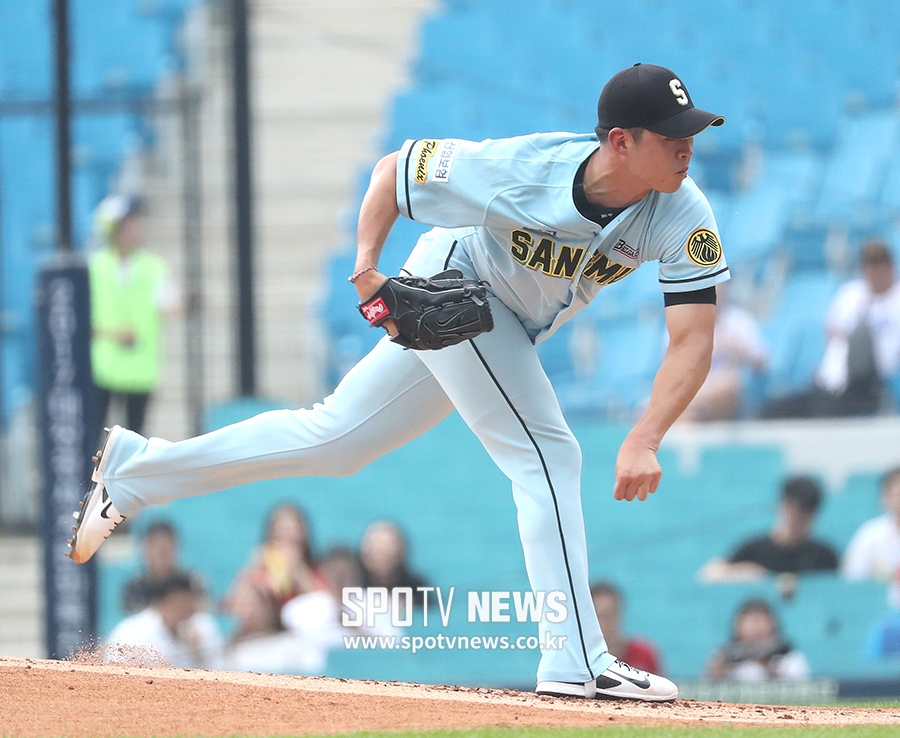 [포토S] 임지섭, '퓨처스 올스타전 남부리그 선발!'