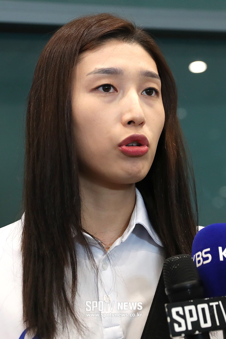 [포토S] 인터뷰 하는 김연경