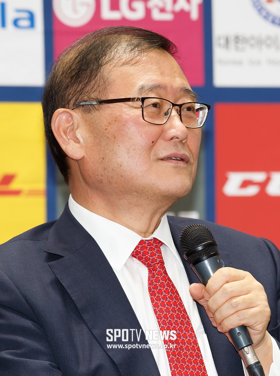 [포토S] 아이스하키협회 정몽원 회장