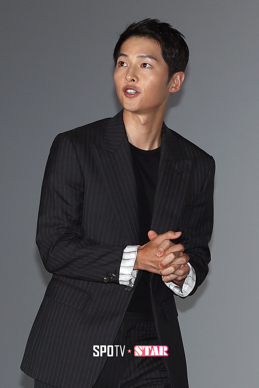 [포토S] 송중기, '결혼 발표 후 첫 공식석상'