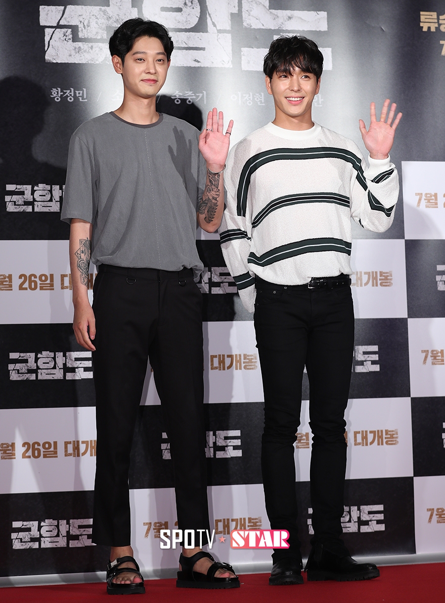 [포토S] 정준영-최종훈, '군함도 보러 왔어요'