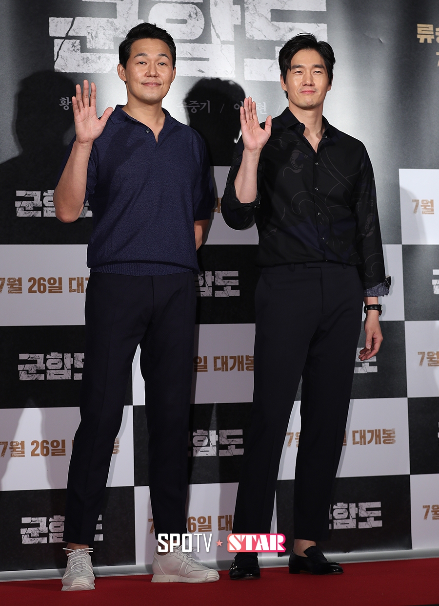 [포토S] 박성웅-유지태, '훤칠하네'