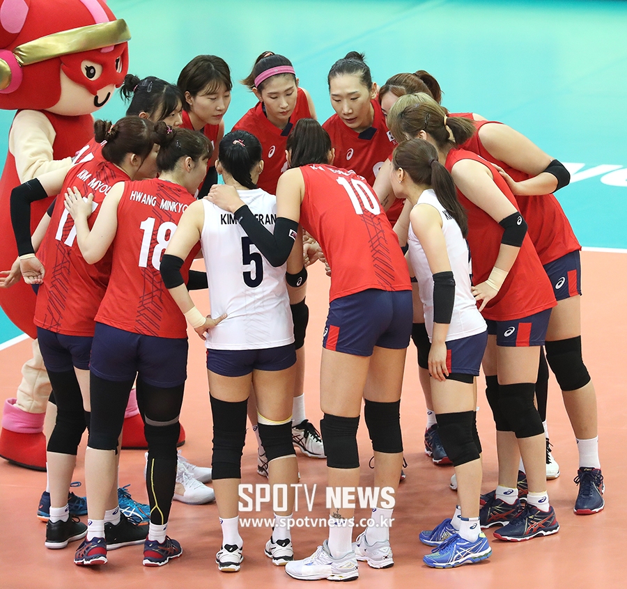 [포토S] 각오 다지는 여자배구대표팀