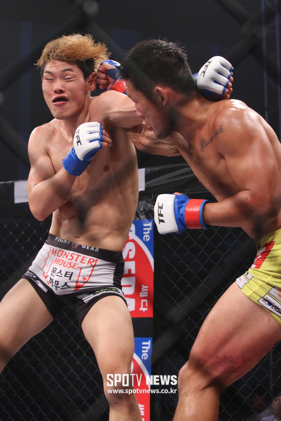 [포토S] 최우혁 vs 오호택, 사력을 다한 난타전