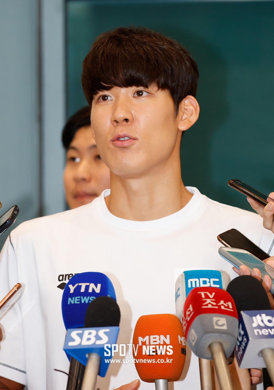 [포토S] 박태환, 당당한 인터뷰