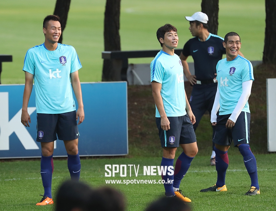 [포토S] 김신욱-이동국-김주영, 신나는 훈련!