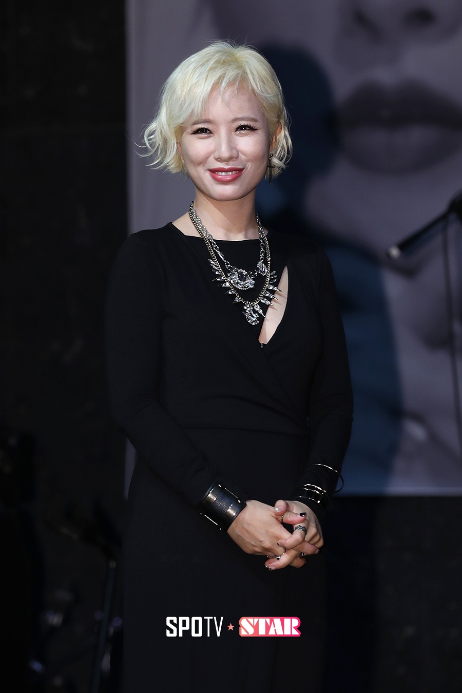 [포토S] 박기영, 파격 금발 변신