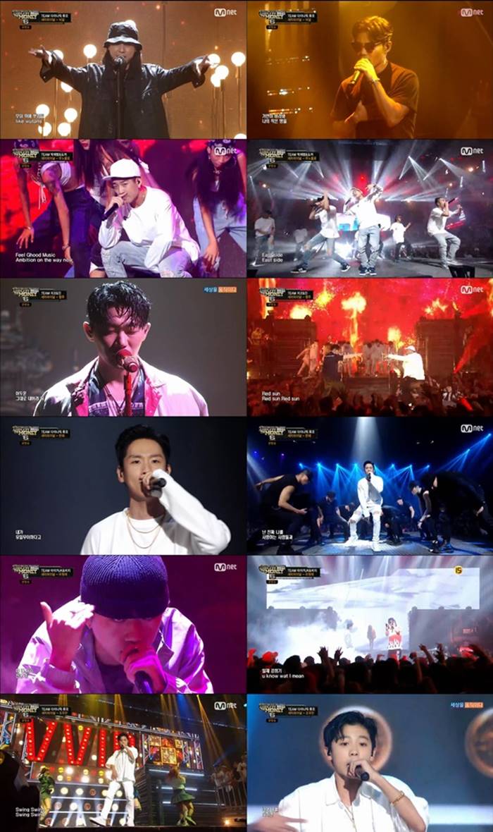 '쇼미더머니6' 세미파이널, 넉살-행주-우원재 TOP3 결승 진출
