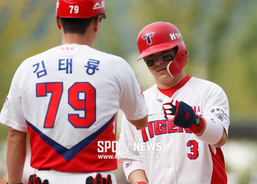 [포토S] 김선빈, 교체 출장해 2안타