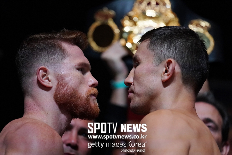 [골로프킨 vs 알바레스] 맹수들의 눈싸움