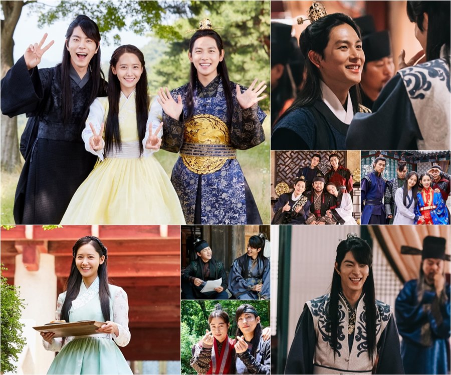 '왕은 사랑한다' 임시완-임윤아-홍종현, 굿바이 비하인드 '상큼 미소'