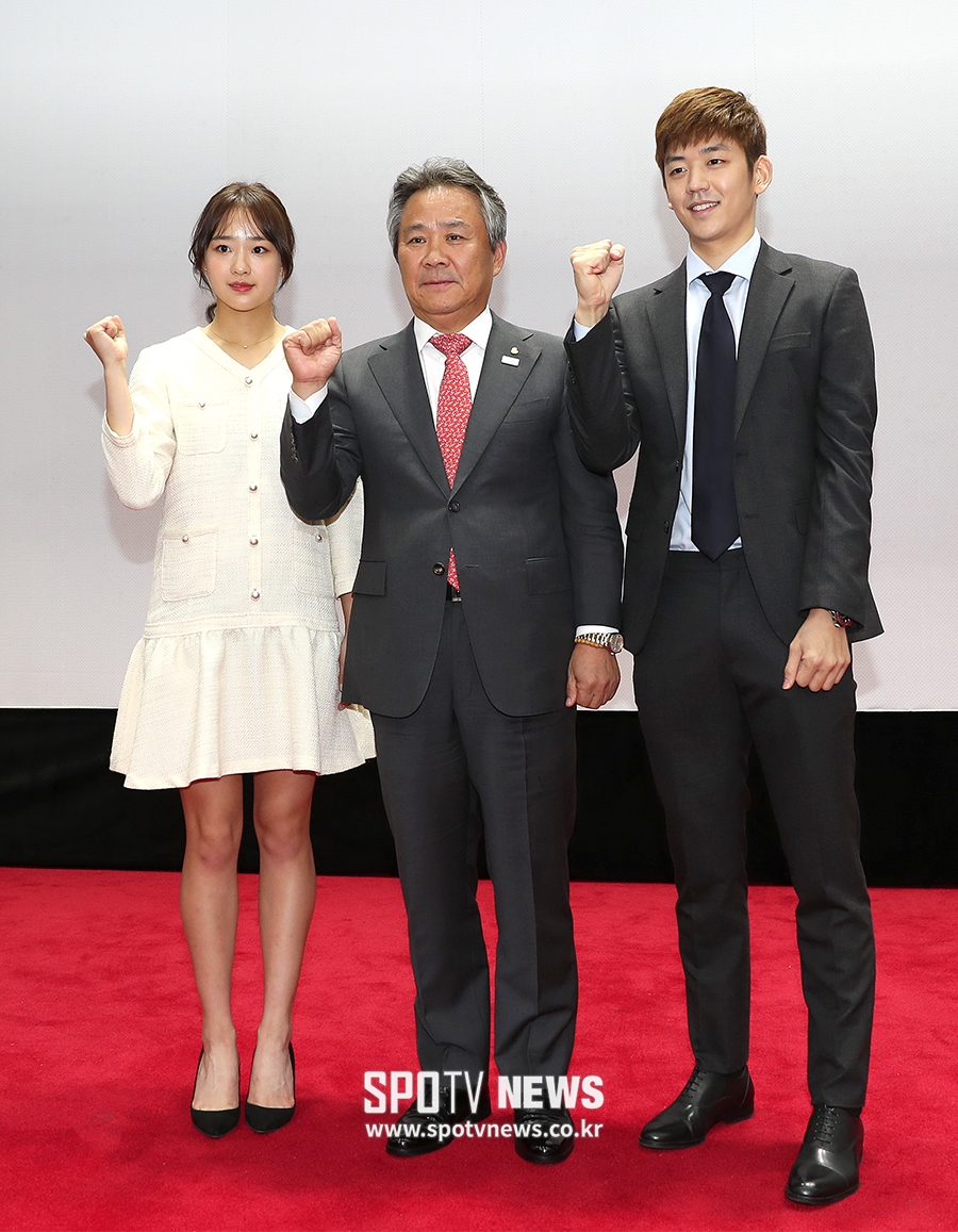 [포토S] 손연재-이용대, 평창동계올림픽 성공을 향해!
