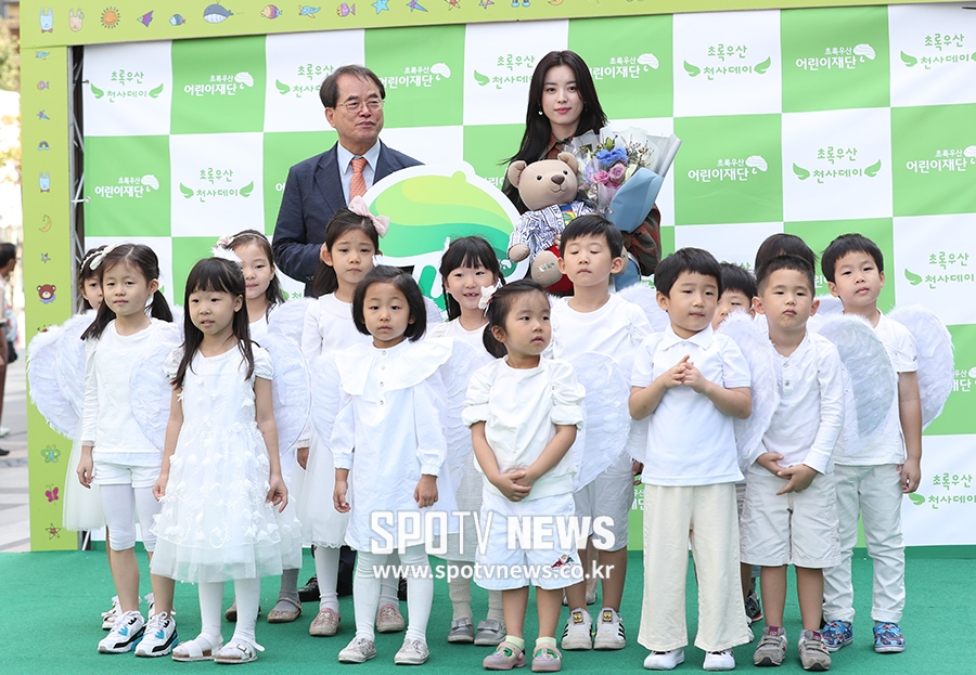 [포토S] 한효주와 함께하는 초록우산 천사데이