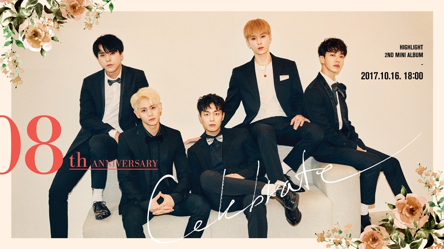 '8주년' 하이라이트, 'CELEBRATE' 티저 이미지 공개