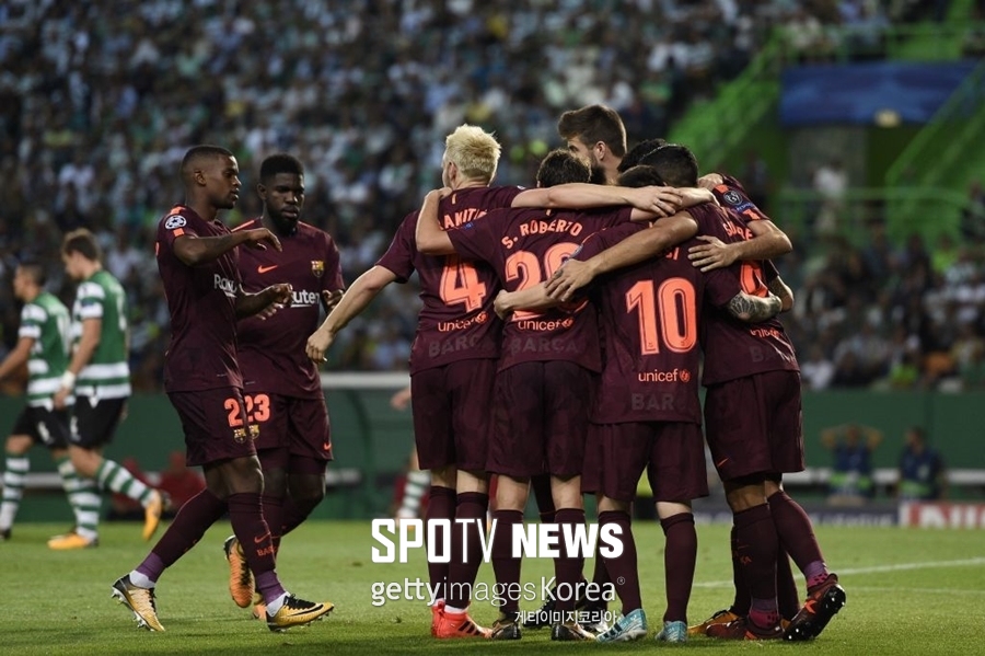 [UCL 3줄요약] 1골이면 충분해…단단한 바르사, 스포르팅 원정 1-0 승