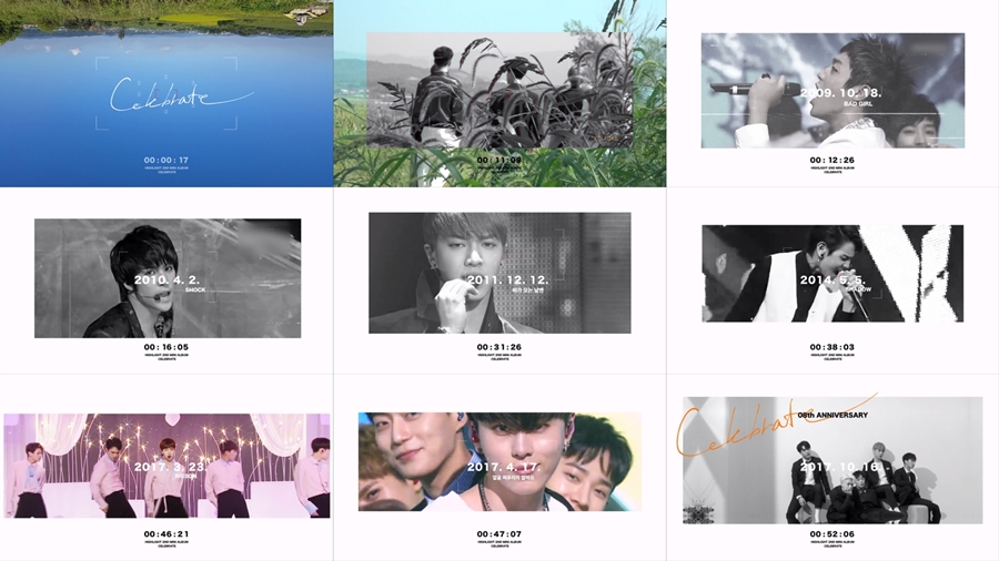 '8주년' 하이라이트, 'CELEBRATE' 카운트 다운 돌입