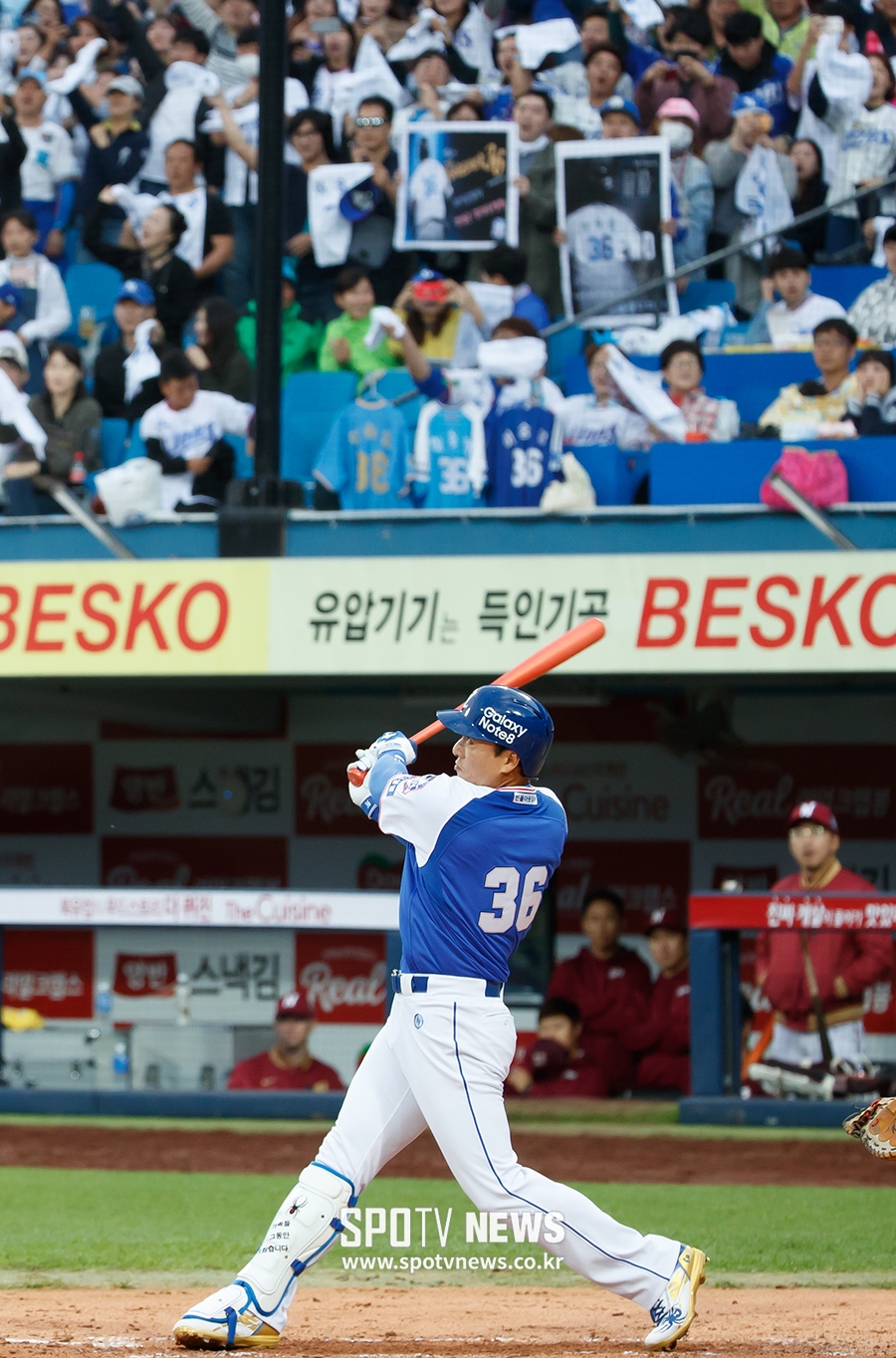 [포토S] 이승엽, 은퇴 자축하는 연타석 홈런