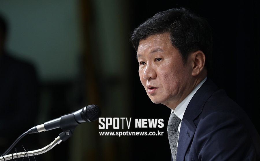 [포토S] 정몽규 회장, "러시아 월드컵 16강이 목표, 최선 다할 것"
