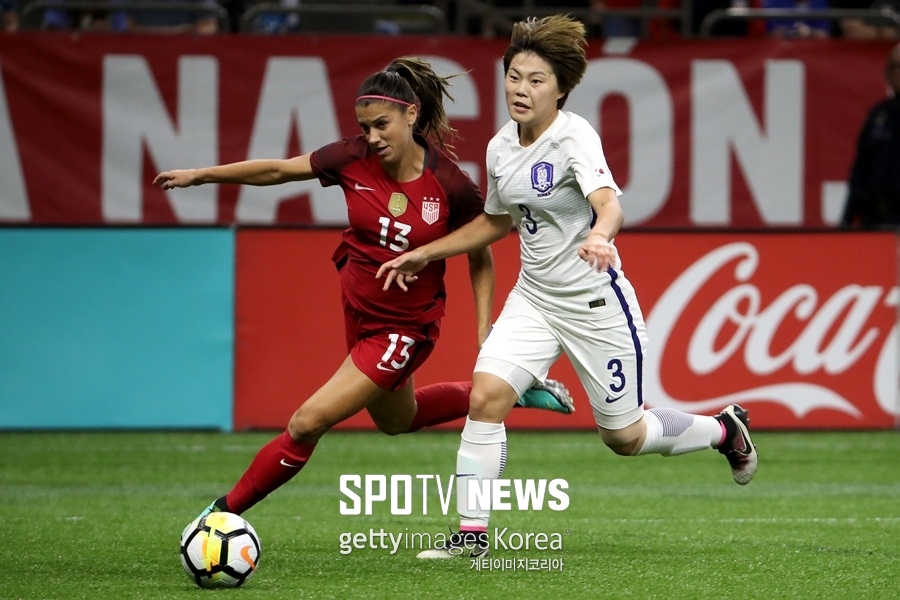[여자축구 3줄요약] 한국, '세계 최강' 미국에 1-3 패…한채린 데뷔 골