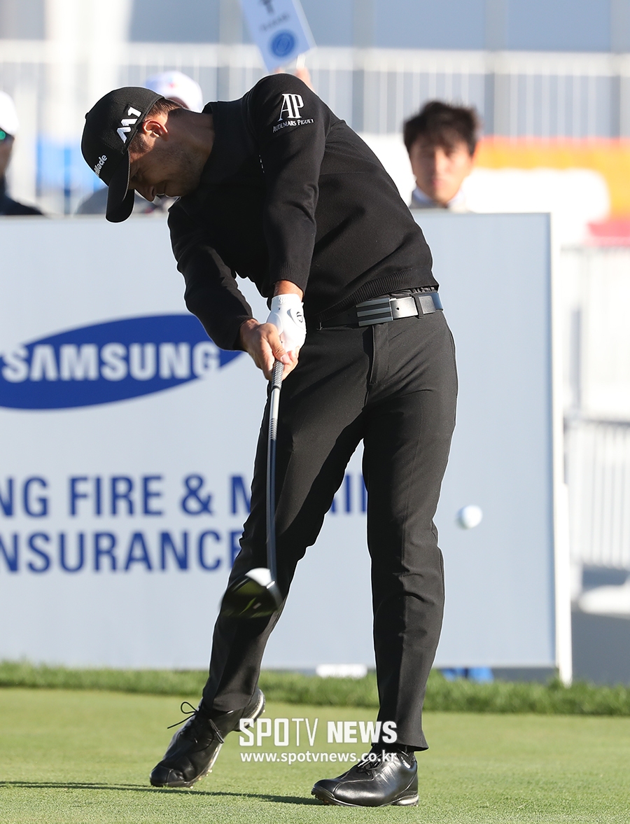 [THE CJ CUP] 티샷하는 잔더 셔펠레