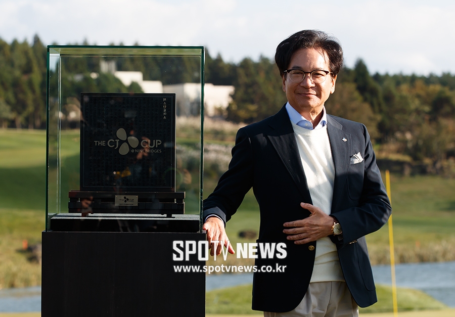 [THE CJ CUP] 시상식에 나선 CJ 이재현 회장