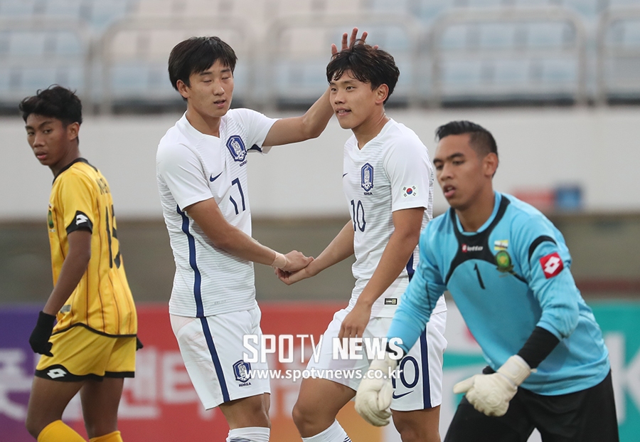 [U-19 3줄요약] ‘조영욱 해트트릭·이강인 골’ U-19 대표 팀, 브루나이에 11-0 대승