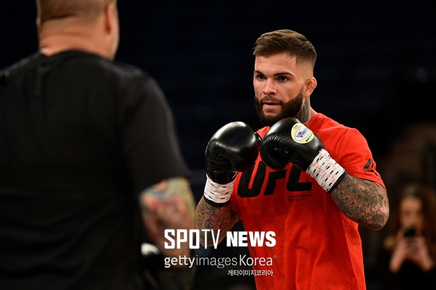 [UFC 217 포토] 코디 가브란트 '훈련도 진지하게'