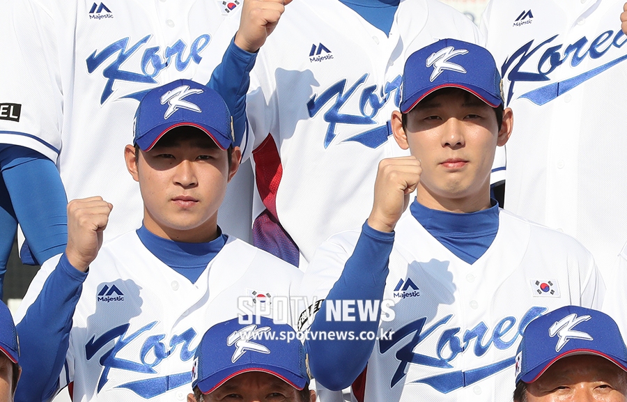 [포토S] 안익훈-김성욱, 태극마크 달고 파이팅