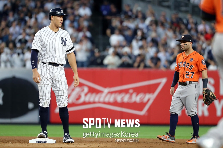 201cm 저지 vs 168cm 알투베의 AL MVP 경쟁