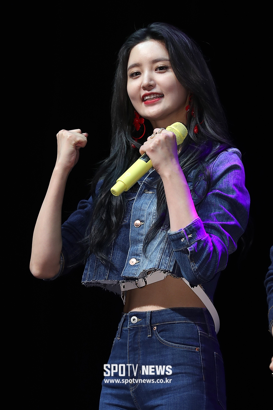 [포토S] EXID 정화, 솔지 언니 몫까지 파이팅!