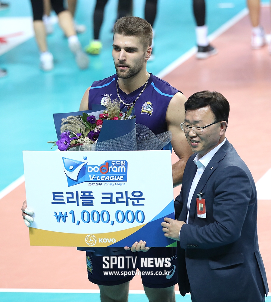 [포토S] 파다르, 또 트리플크라운!