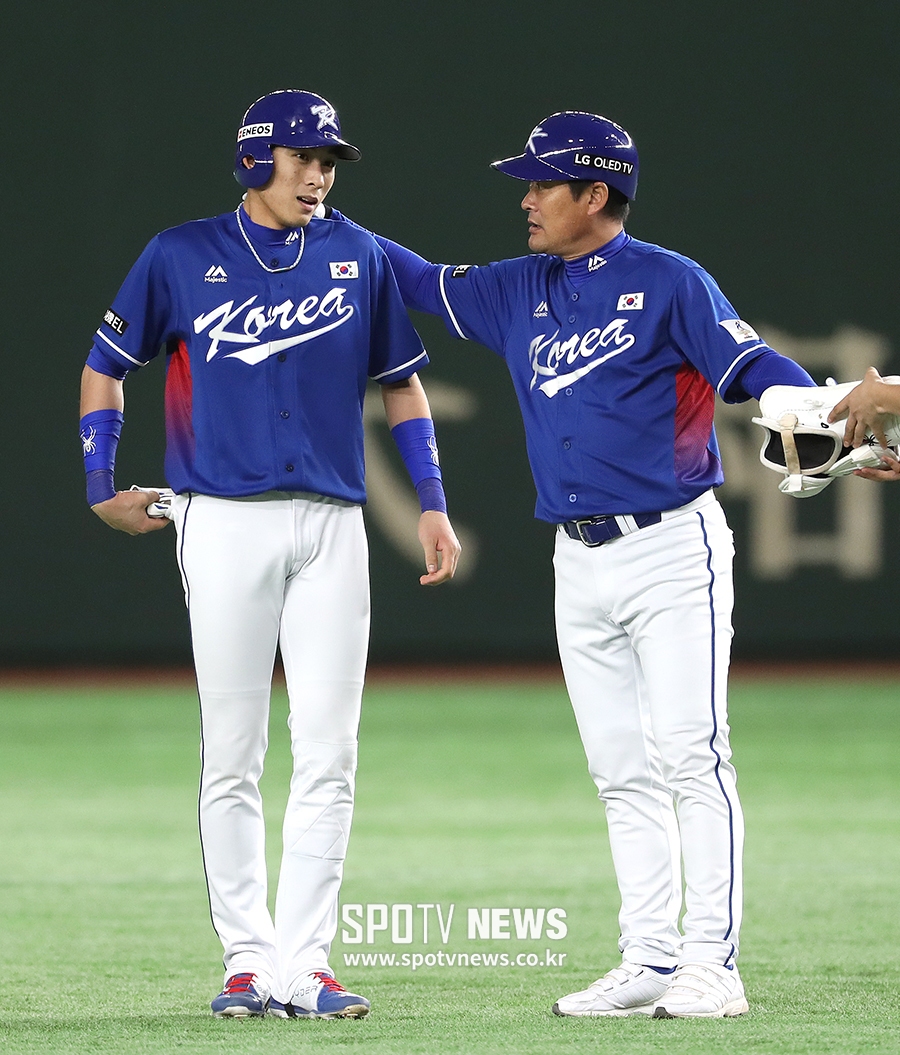 [포토S] 이종범 코치, '정후 대견해'