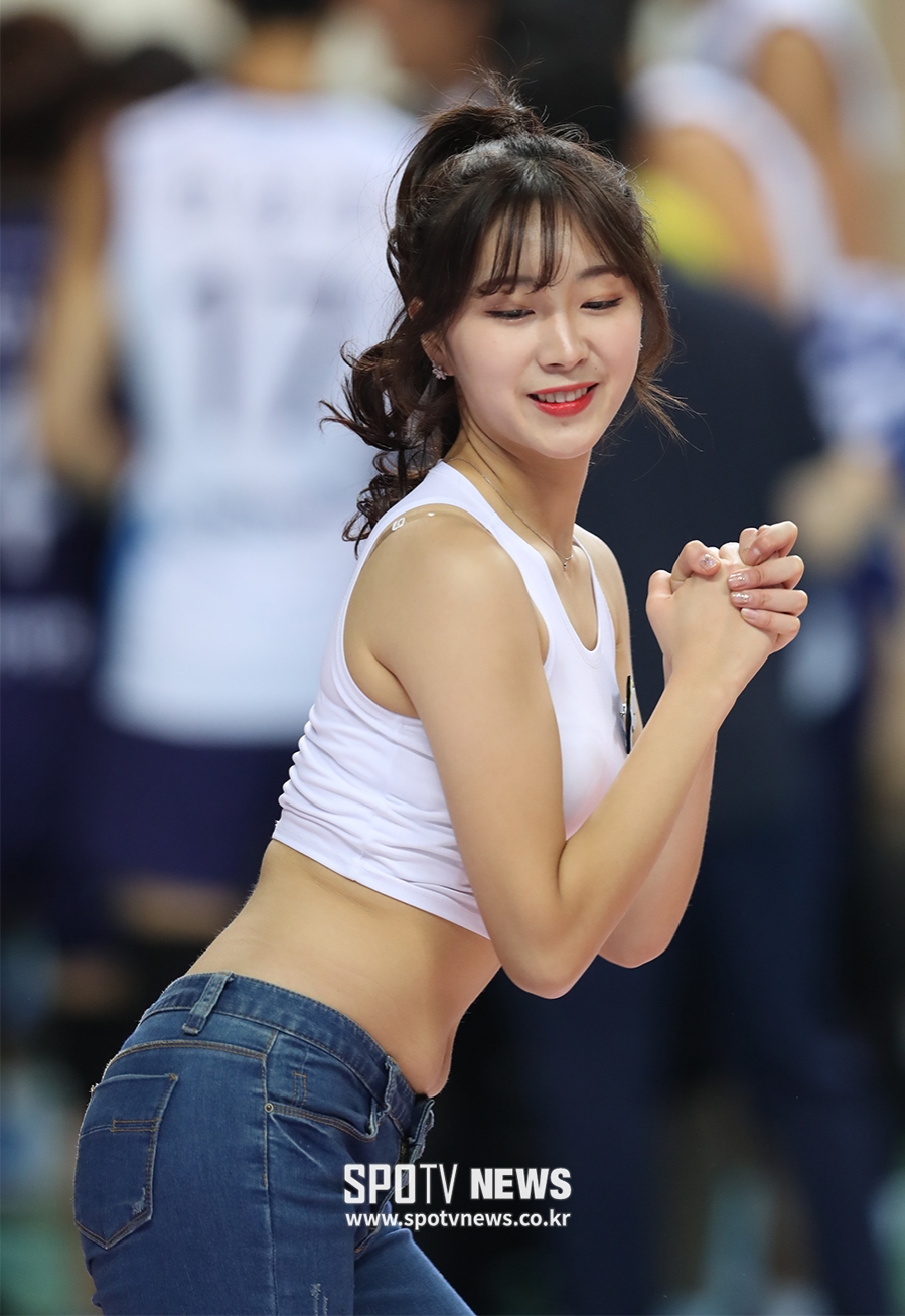 [포토S] 치어리더 안지현, 애플 히프 자태