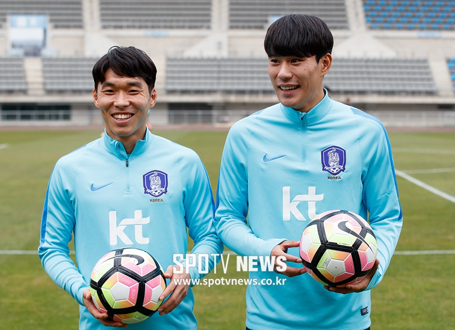 [포토S] 김성준-진성욱, '아직은 어색해요'
