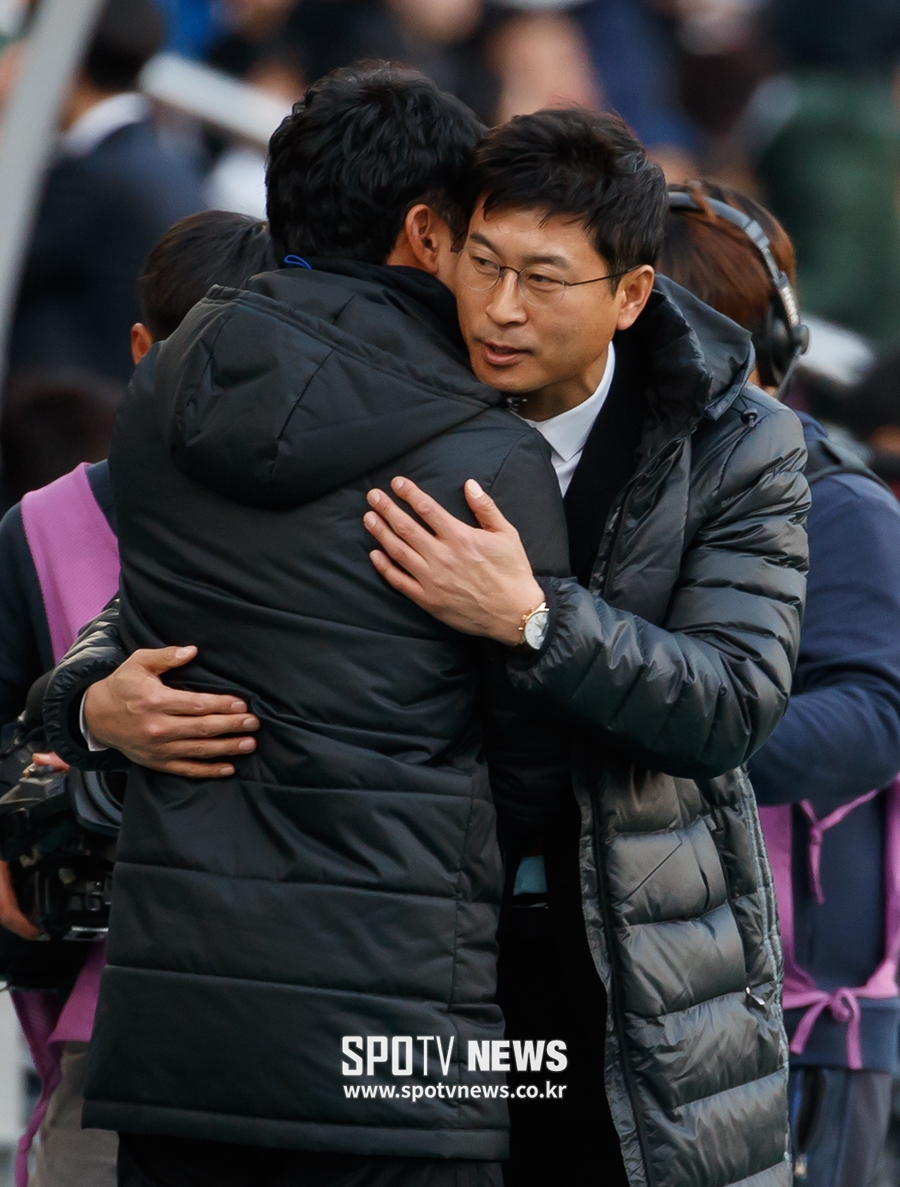 [포토S] 김도훈 감독, '멋진 승부였어'