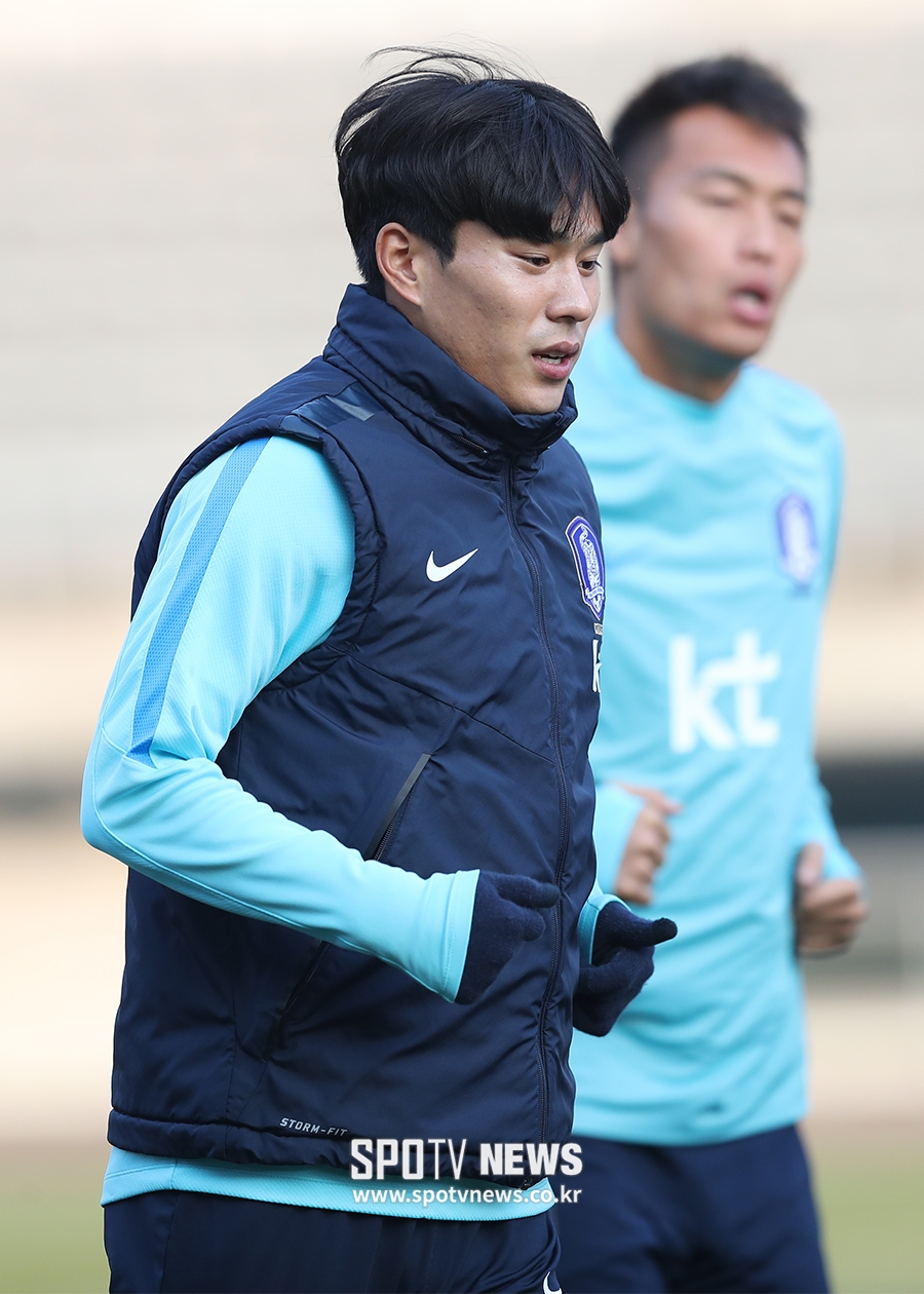 [포토S] 진성욱, 추운 날씨에도 훈련 매진