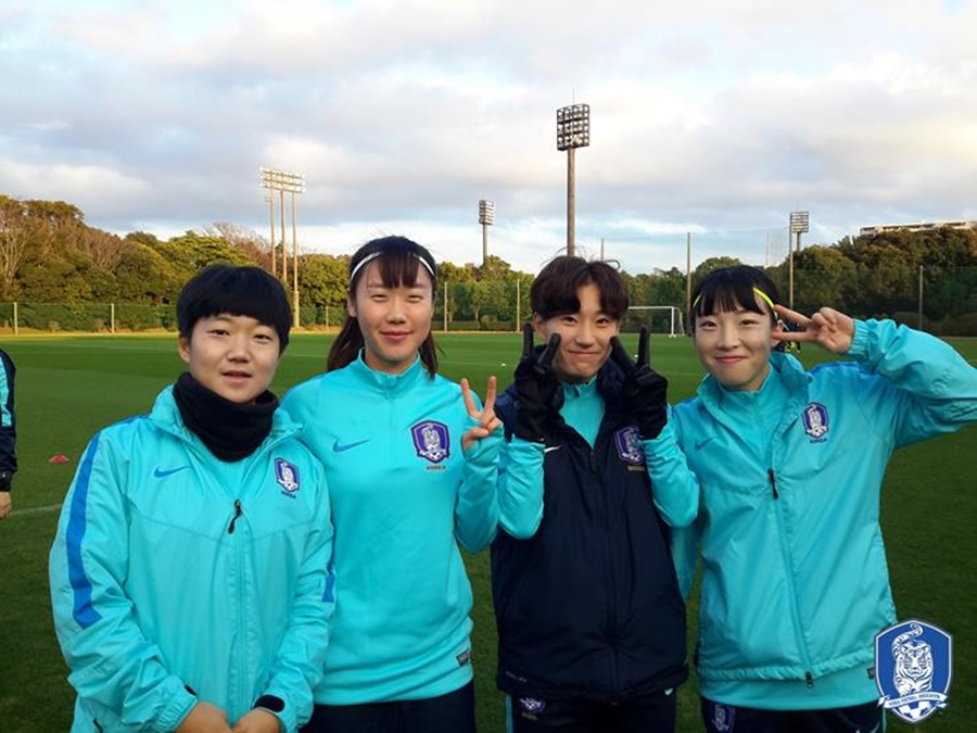 [동아시안컵] 윤덕여호 '화천KSPO 4인' 동아시안컵 우승 '의기투합'