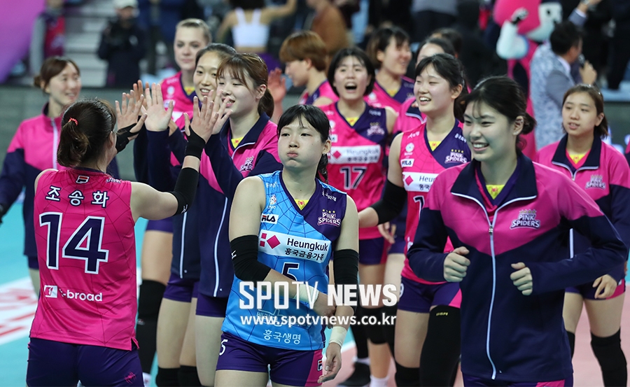 [포토S] 김해란, 길고 긴 연패 탈출