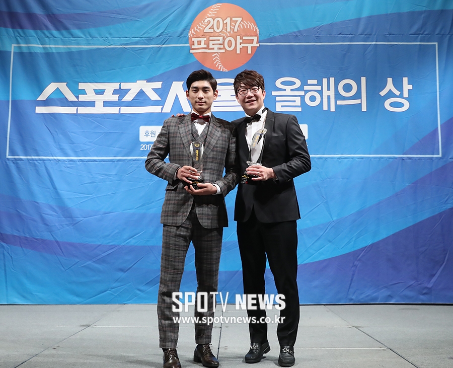 [포토S] 양현종-이정후, '오늘도 우리가 주인공'